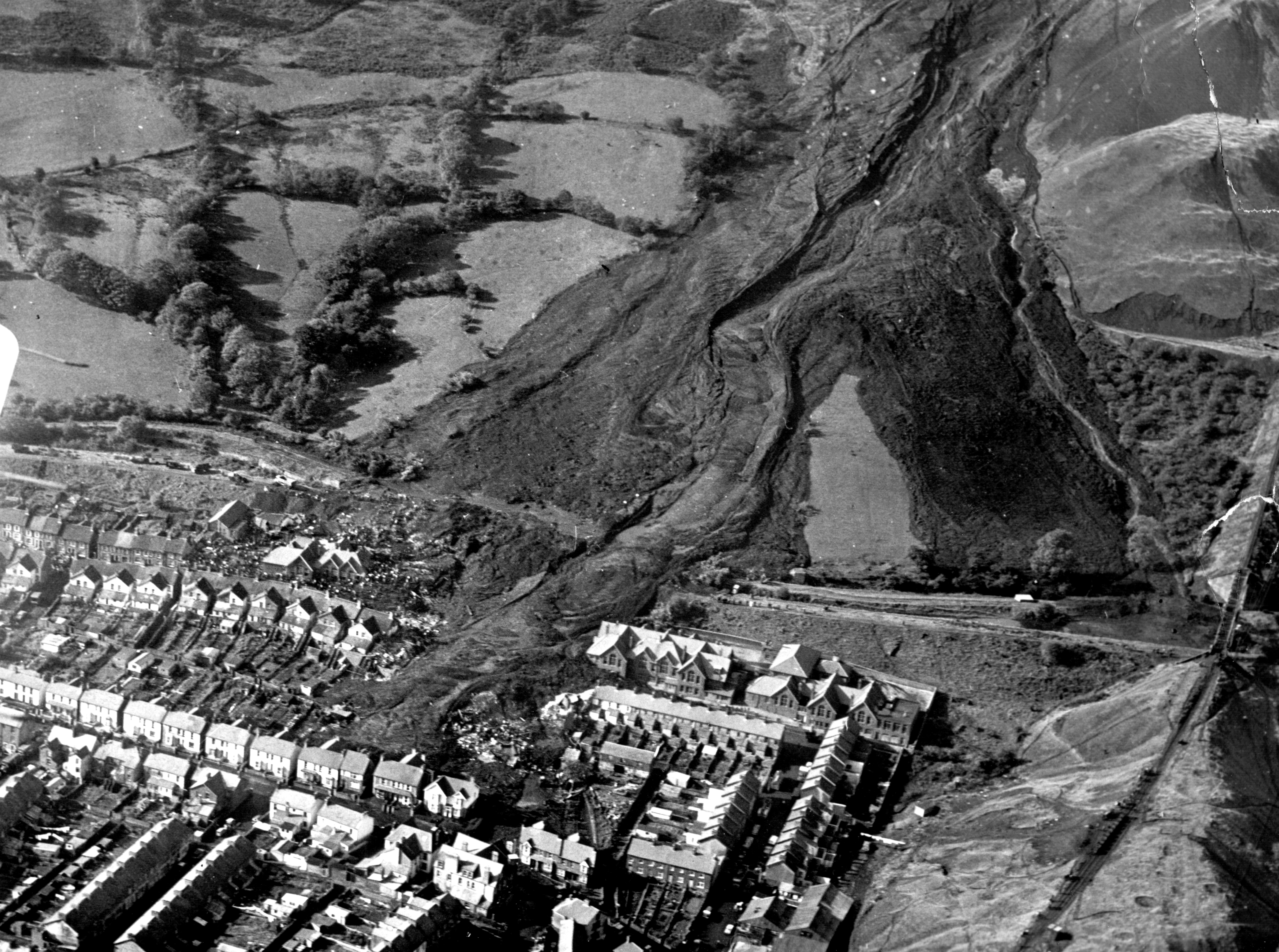50 years ago a coal waste tip fell on a school in the Welsh mining village of Aberfan, killing 116 children.